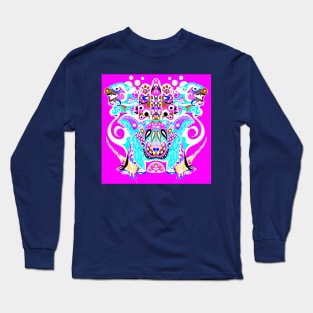 mandala hand in kaiju madness ecopop Long Sleeve T-Shirt